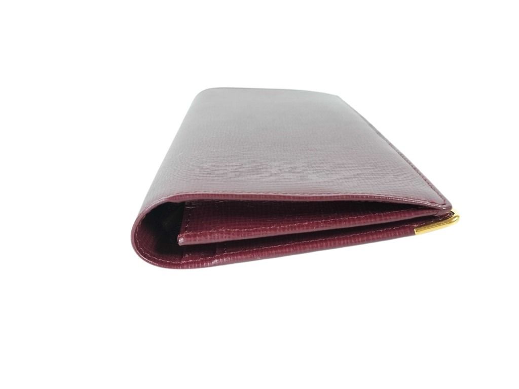 Cartier カルティエ 財布 マスト L3000164 ボルドー レザー メンズ 二つ折り長財布 新品未使用展示品