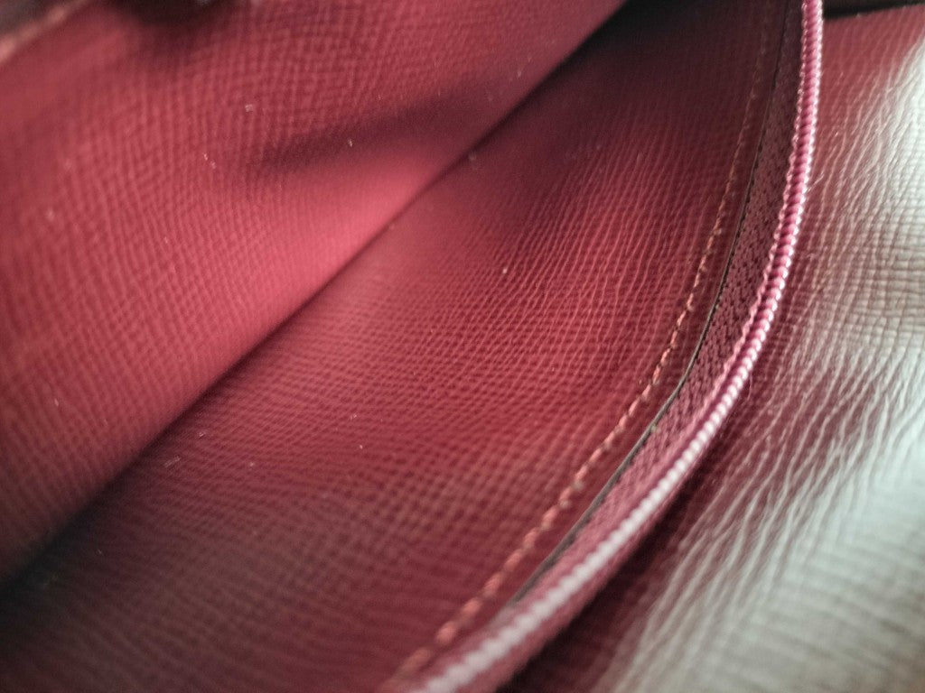 Cartier カルティエ 財布 マスト L3000164 ボルドー レザー メンズ 二つ折り長財布 新品未使用展示品