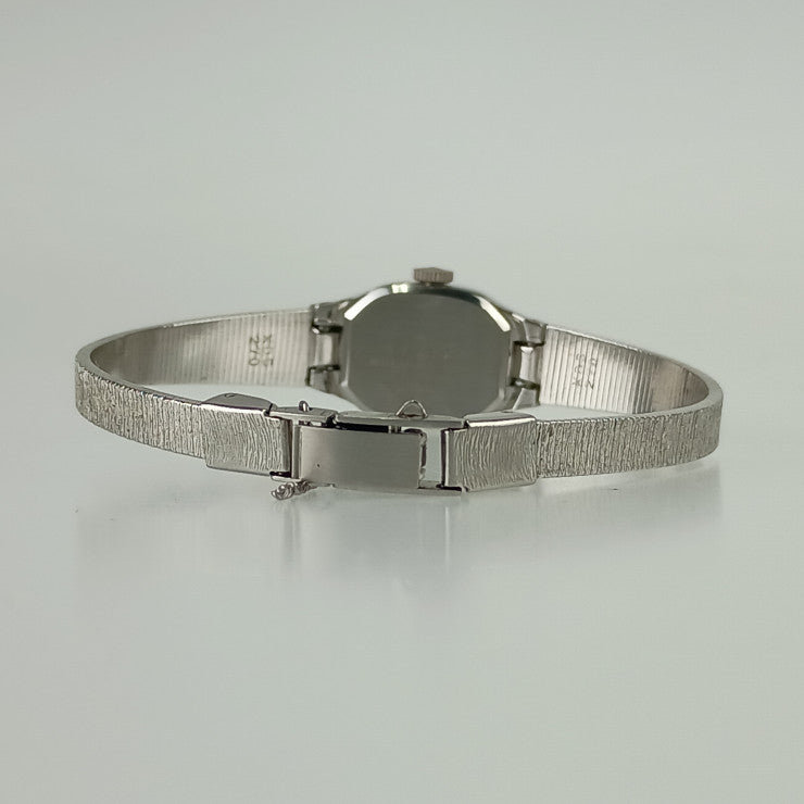 SEIKO セイコー 腕時計 21石 手巻き 2針 11-3440 シルバー ステンレス 6Pダイヤモンド レディース ヴィンテージ 1960年代