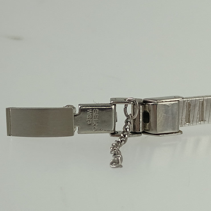 SEIKO セイコー 腕時計 21石 手巻き 2針 11-3440 シルバー ステンレス 6Pダイヤモンド レディース ヴィンテージ 1960年代