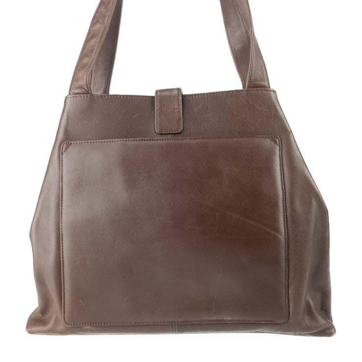 FRED HAYMAN BEVERLY HILLS トートバッグ ショルダートート - ブラウン レザー レディース ゴールド金具