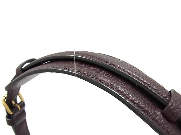 新古未使用展示品 COACH コーチ ショルダーバッグ ウィロウ C3766 レッド系 レザー レディース バケットバッグ 2WAY ゴールド金具