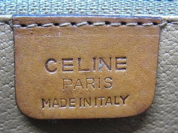 CELINE セリーヌ ショルダーバッグ マカダム柄 - ブラウン系 PVC×レザー ユニセックス