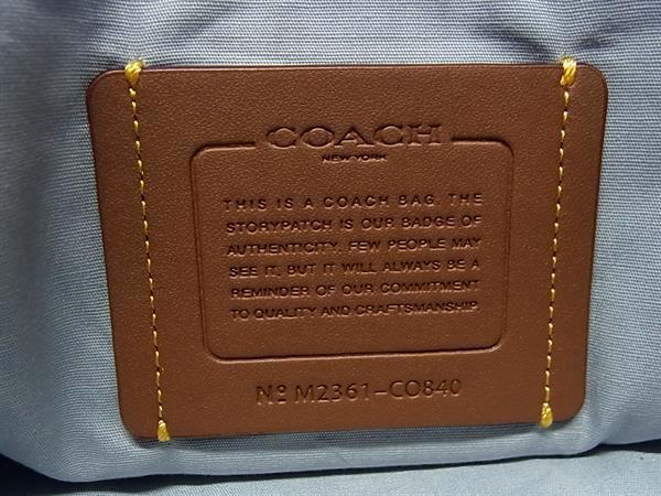COACH コーチ トートバッグ HALL TOTE 33 CO840 ブルーグレー ぺーパーウェイトレザー ユニセックス 2WAY 美品