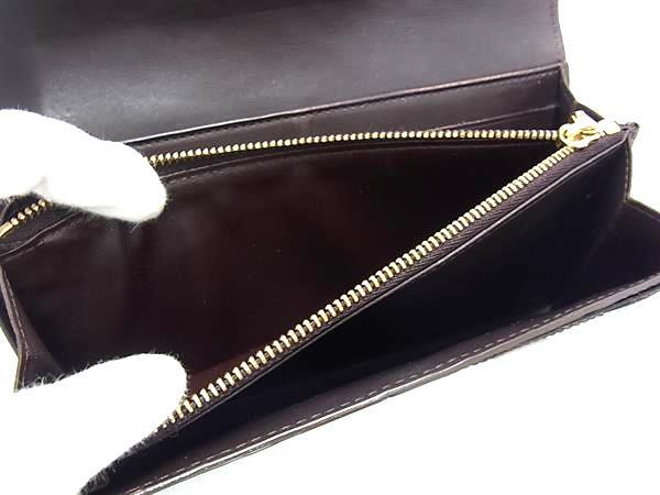 LOUIS VUITTON ヴィトン 財布 モノグラムヴェルニ ポルトフォイユ サラ M93524 アマラント パテントレザー ユニセックス 二つ折り 長財布 ゴールド金具