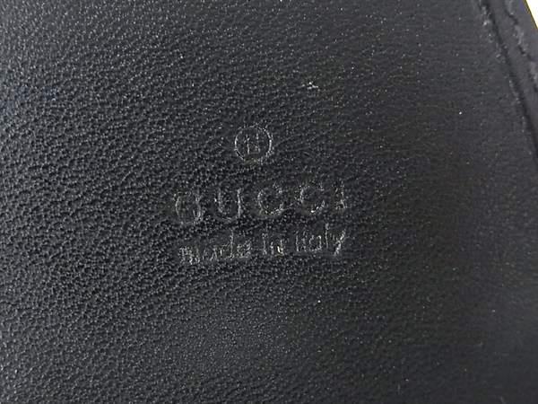 GUCCI グッチ シガレットケース GGインプリメ 181716 ブラック PVC×レザー ユニセックス 美品