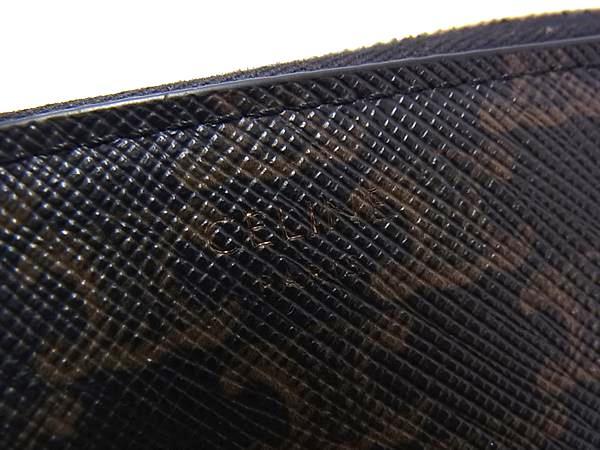 CELINE セリーヌ 財布 LARGE ZIP WALLET 10B552 ブラック系 PVC×レザー ユニセックス マカダム柄 ラウンドファスナー 長財布 ゴールド金具