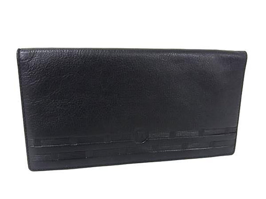 ChristianDior クリスチャンディオール 財布 ブラック レザー メンズ 二つ折り 長財布 新古未使用展示品