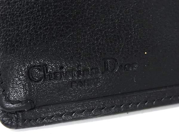 ChristianDior クリスチャンディオール 財布 ブラック レザー メンズ 二つ折り 長財布 新古未使用展示品
