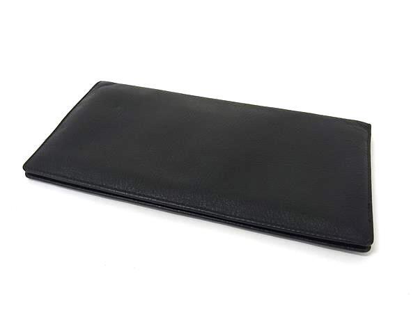 ChristianDior クリスチャンディオール 財布 ブラック レザー メンズ 二つ折り 長財布 新古未使用展示品