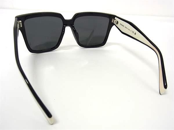 PRADA プラダ サングラス SPR24ZF ブラック ホワイト プラスチック ユニセックス