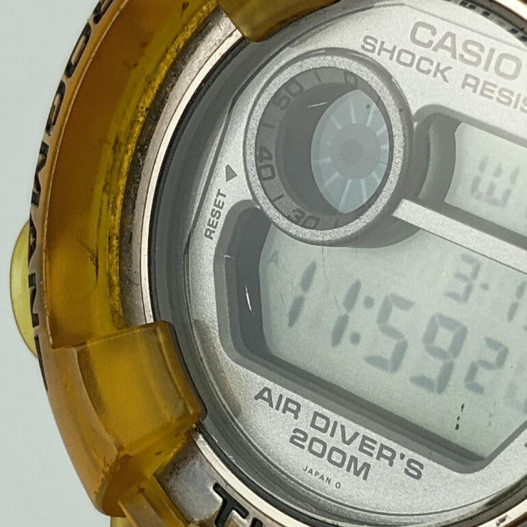 CASIO カシオ 腕時計 MASTER OF G - SEA G-SHOCK FROGMAN Gショック フロッグマン DW-8201WC-7T イエロー系 チタン ラバー メンズ デジタル 世界サンゴ礁保護協会オフィシャルモデル