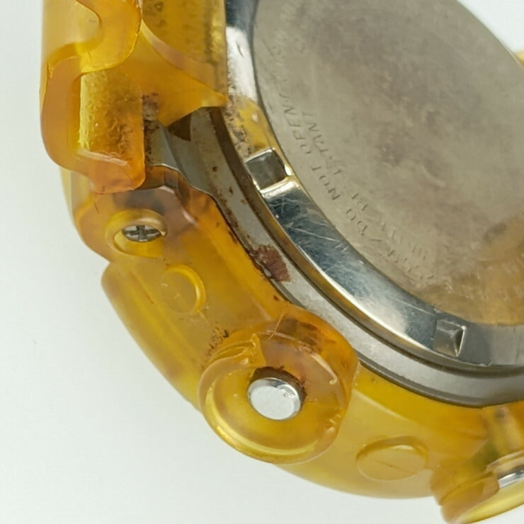 CASIO カシオ 腕時計 MASTER OF G - SEA G-SHOCK FROGMAN Gショック フロッグマン DW-8201WC-7T イエロー系 チタン ラバー メンズ デジタル 世界サンゴ礁保護協会オフィシャルモデル