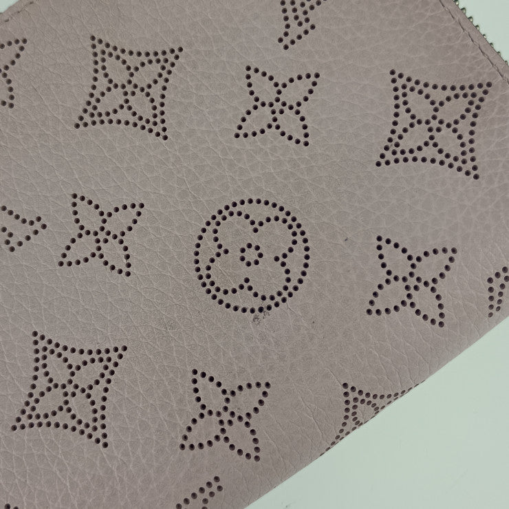 美品 LOUIS VUITTON ルイヴィトン 長財布 ジッピーウォレット M81426 ギモーヴ ピンク系 シルバー金具 マヒナ・カーフレザー レディース モノグラム ラウンドファスナー