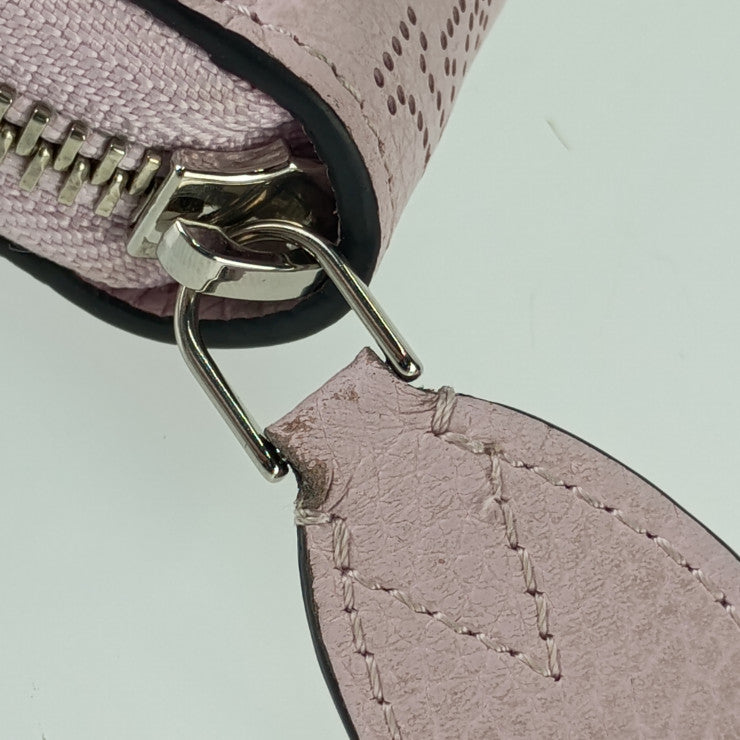 美品 LOUIS VUITTON ルイヴィトン 長財布 ジッピーウォレット M81426 ギモーヴ ピンク系 シルバー金具 マヒナ・カーフレザー レディース モノグラム ラウンドファスナー