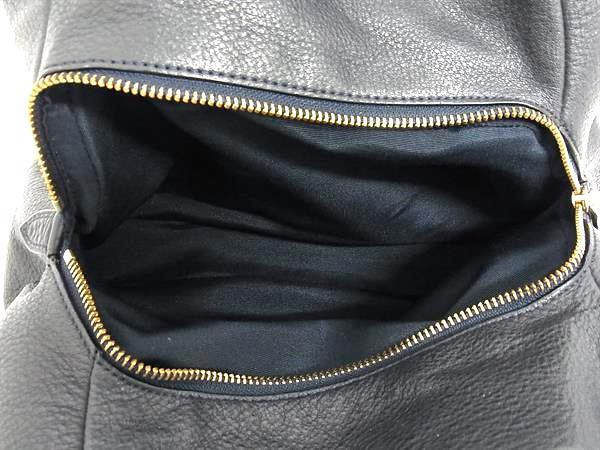 超美品 COACH コーチ ショルダーバッグ フィービー F35723 ダークネイビー系 ペブルドレザー レディース ロゴ