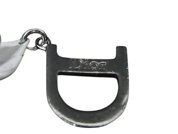 DIOR ディオール イヤリング チョーカー - - シルバー ホワイト メタル レディース フラワー 2点セット