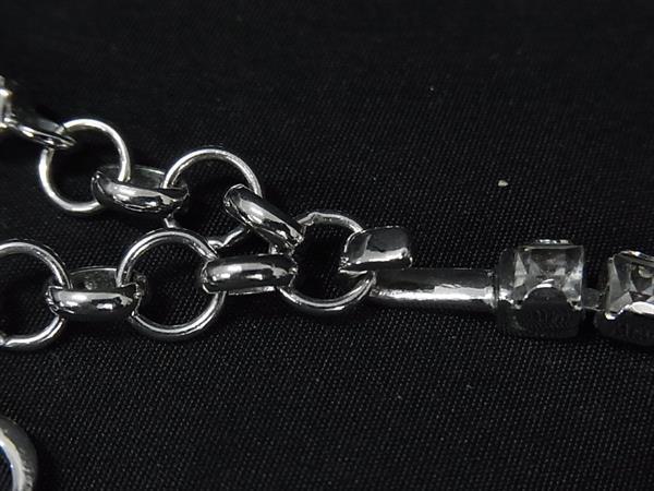 DIOR ディオール イヤリング チョーカー - - シルバー ホワイト メタル レディース フラワー 2点セット