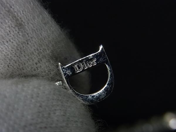 DIOR ディオール イヤリング チョーカー - - シルバー ホワイト メタル レディース フラワー 2点セット