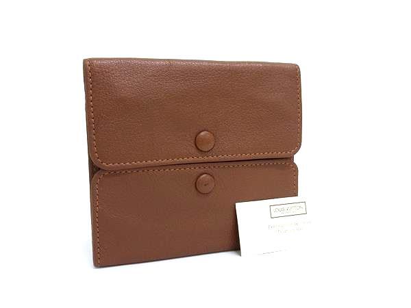 LOUIS VUITTON ルイヴィトン コインケース ヘリテージコレクション ポルトフォイユ コンパクト M58046 ブラウン レザー ユニセックス 美品