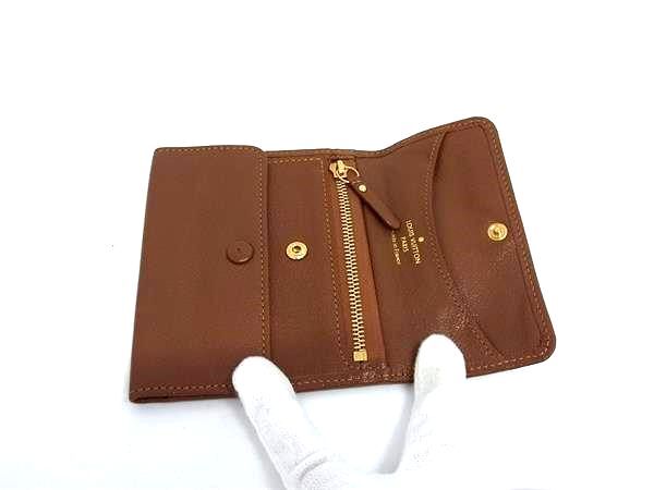 LOUIS VUITTON ルイヴィトン コインケース ヘリテージコレクション ポルトフォイユ コンパクト M58046 ブラウン レザー ユニセックス 美品