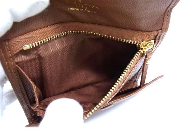 LOUIS VUITTON ルイヴィトン コインケース ヘリテージコレクション ポルトフォイユ コンパクト M58046 ブラウン レザー ユニセックス 美品