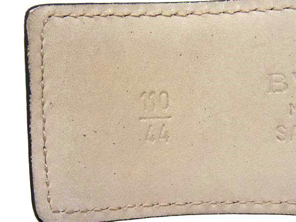 BVLGARI ブルガリ ベルト ブルガリブルガリ 37890 ブラック レザー ユニセックス ロゴ ラウンドバックル シルバー金具