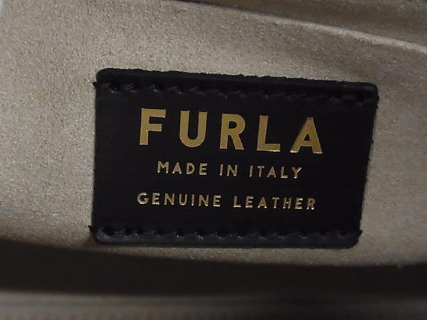 FURLA フルラ ハンドバッグ マルゲリータ - アイボリー系 レザー レディース ベルト ゴールド金具 美品