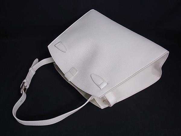 FURLA フルラ ハンドバッグ マルゲリータ - アイボリー系 レザー レディース ベルト ゴールド金具 美品