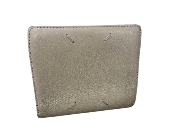 Maison Margiela メゾン マルジェラ 財布 4ステッチ SA1UI0009 アイボリー系 レザー メンズ 二つ折り財布