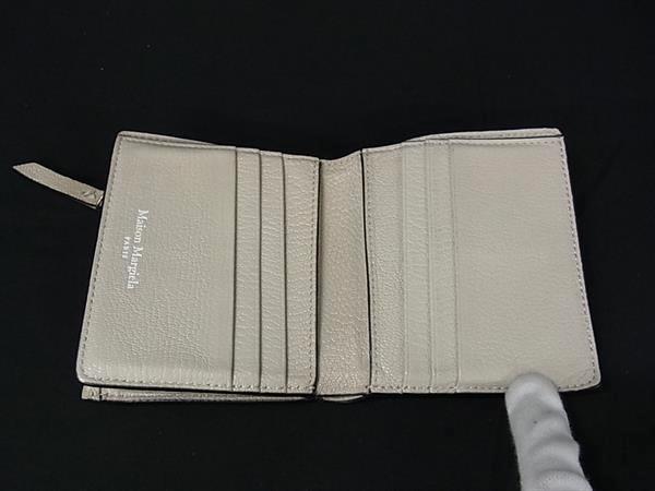 Maison Margiela メゾン マルジェラ 財布 4ステッチ SA1UI0009 アイボリー系 レザー メンズ 二つ折り財布