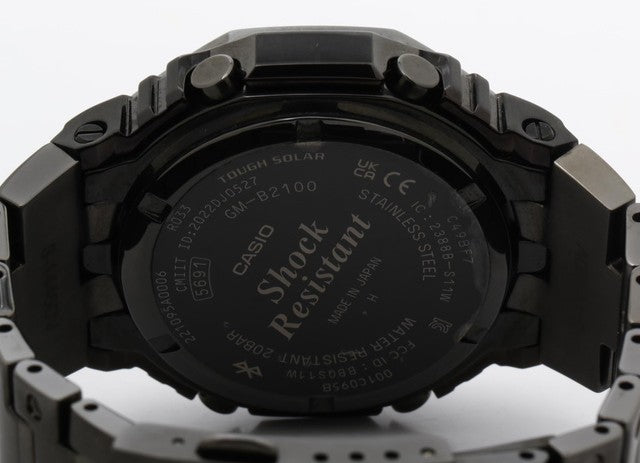 CASIO カシオ 腕時計 G-SHOCK FULL METAL 2100シリーズ GM-B2100BD-1AJF ブラック SS メンズ ソーラー アナデジ 美品