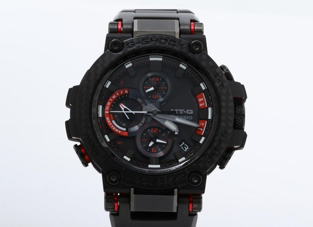 CASIO カシオ 腕時計 G-SHOCK MTG-B1000シリーズ MTG-B1000XBD-1AJF ブラック 樹脂／カーボン メンズ ソーラー電波 アナログ 美品
