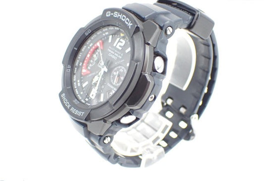 CASIO カシオ 腕時計 G-SHOCK MASTER OF G - AIR スカイコクピット GW-3000B-2AJF ブラック 樹脂／SS メンズ ソーラー電波 アナログ