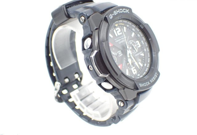 CASIO カシオ 腕時計 G-SHOCK MASTER OF G - AIR スカイコクピット GW-3000B-2AJF ブラック 樹脂／SS メンズ ソーラー電波 アナログ