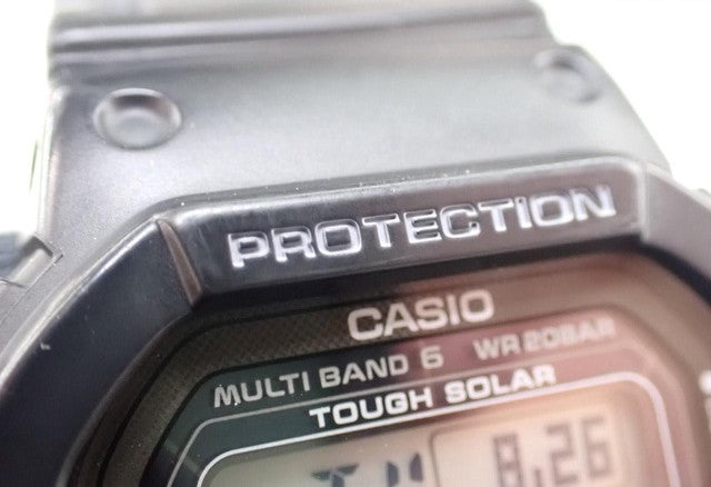 CASIO カシオ 腕時計 G-SHOCK DIGITAL 5000シリーズ GW-5000-1JF ブラック 樹脂／SS メンズ ソーラー電波 デジタル