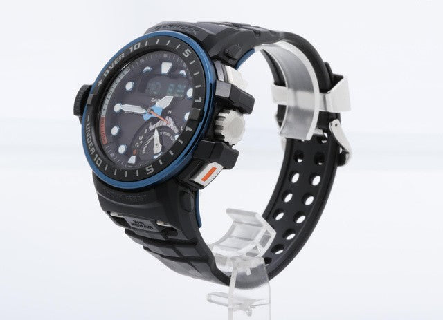 CASIO カシオ 腕時計 G-SHOCK MASTER OF G - SEA GULFMASTER GWN-Q1000A-1AJF ブラック 樹脂／SS メンズ ソーラー電波 アナデジ