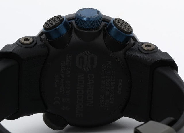 CASIO カシオ 腕時計 G-SHOCK MASTER OF G - AIR グラビティマスター GWR-B1000-1A1JF ブラック カーボン カーボンファイバーインサートバンド メンズ ソーラー電波 アナログ 美品