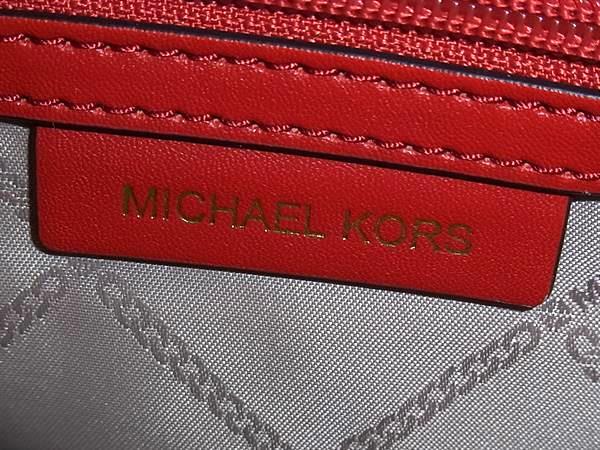 MICHAEL KORS マイケルコース ハンドバッグ Avril アヴリル 30H1G4VS5L レッド系 レザー レディース 2WAY ショルダーバッグ ゴールド金具 美品