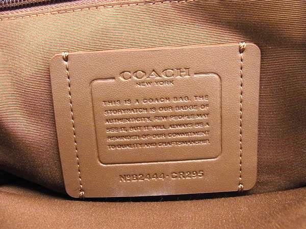 COACH コーチ ボディバッグ サリバン パック CR295 ブラウン系×イエロー系 PVC レザー メンズ バナナ柄 スリングバッグ シルバー金具 超美品