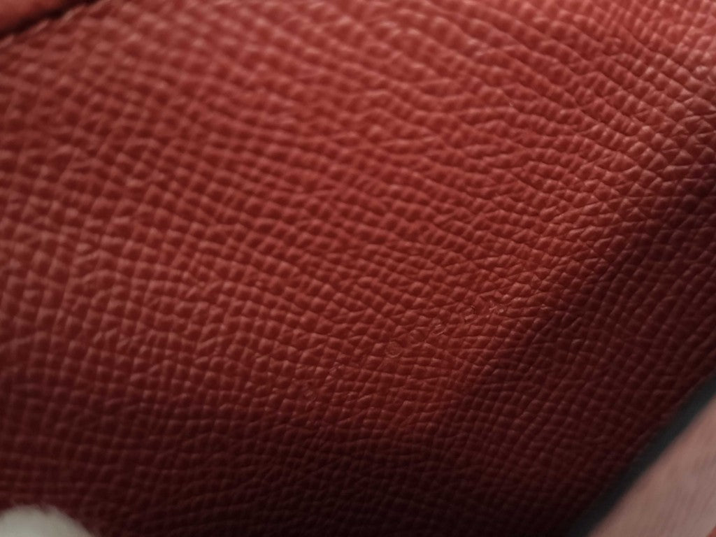 HERMES エルメス 手帳カバー アジェンダMM ルージュセリエ キュイーブル エプソン ユニセックス バイカラー ヴェルソ 超美品