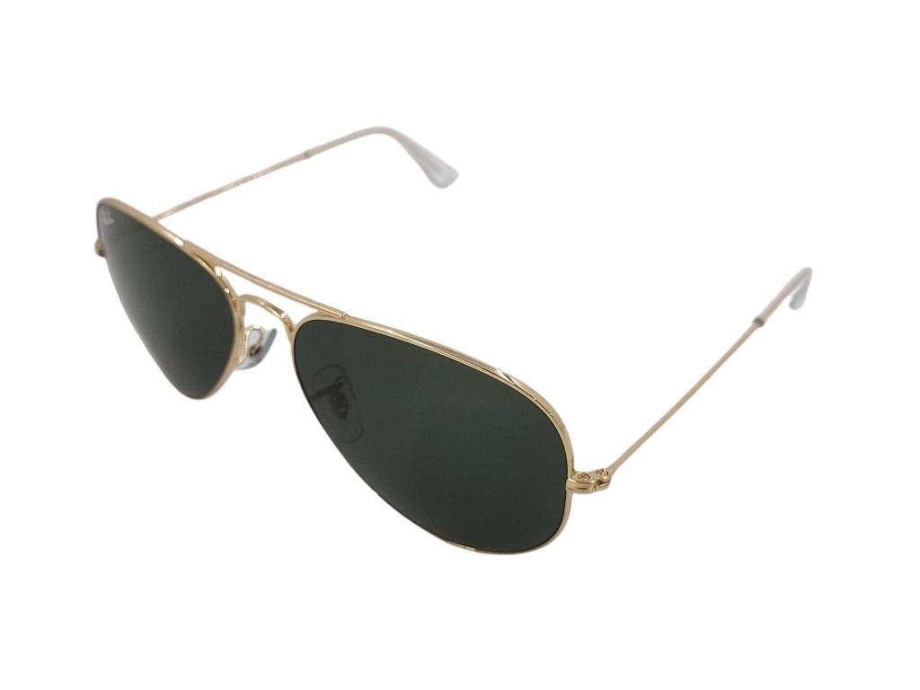 RayBan レイバン サングラス アビエーター RB3025 ブラック系 ゴールド メタル メンズ ティアドロップ 新品未使用展示品