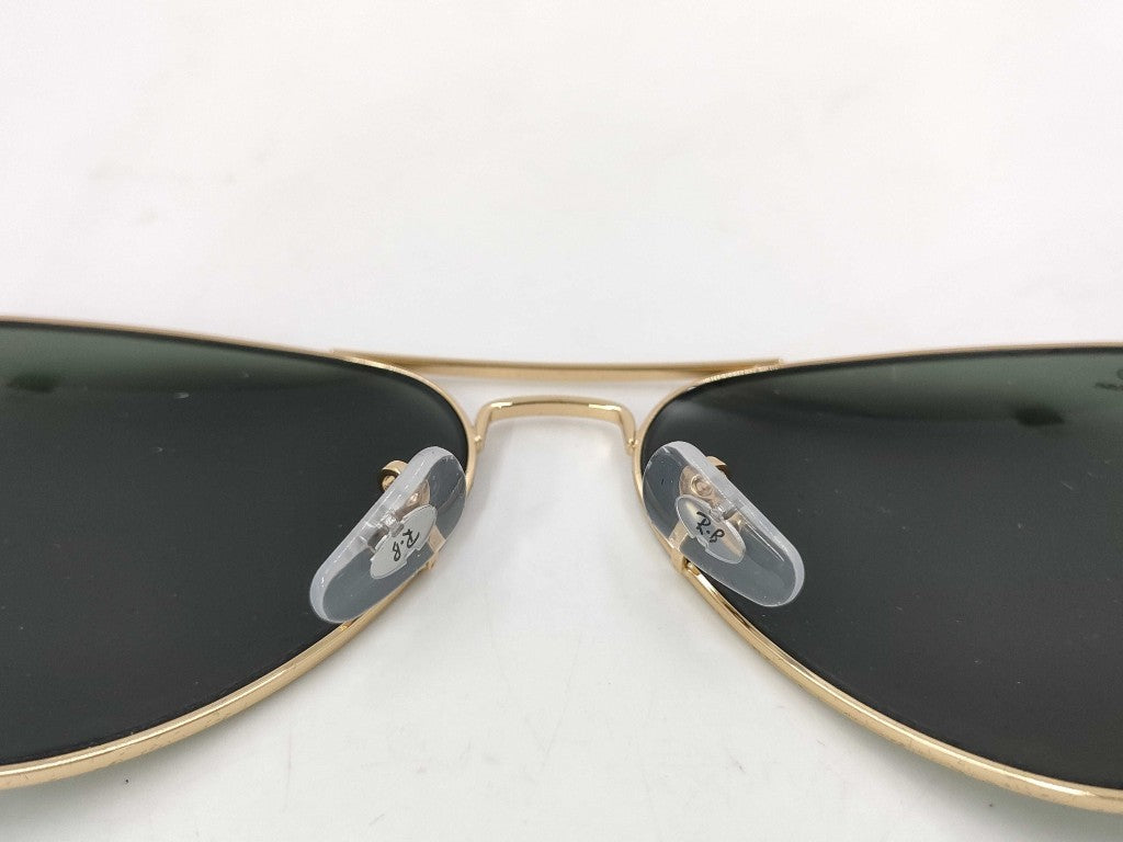 RayBan レイバン サングラス アビエーター RB3025 ブラック系 ゴールド メタル メンズ ティアドロップ 新品未使用展示品