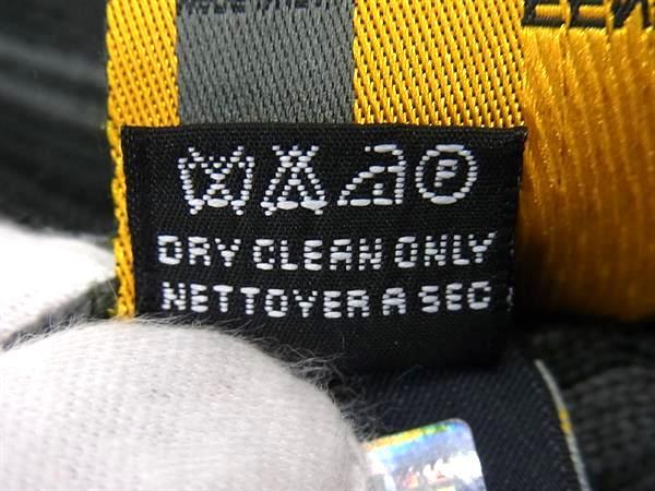 FENDI フェンディ マフラー ズッキーノ ブラック グレー ウール100％ ユニセックス 美品