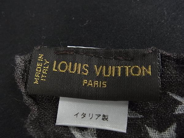 LOUIS VUITTON ルイヴィトン ストール エトール モノグラム スターズ M72836 マルチカラー リネン70％ シルク30％ レディース 星柄 美品