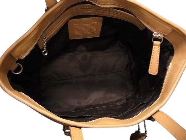 COACH コーチ ハンドバッグ 9847 ブラウン レザー レディース 美品