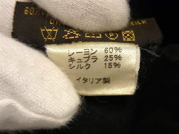 LOUIS VUITTON ルイヴィトン マフラー モノグラム エシャルプ ブルール ブラック レーヨン60％ キュプラ25％ シルク15％ レディース フリンジ