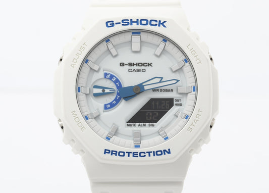 CASIO カシオ 時計 GSHOCK ANALOGDIGITAL 2100 Series GA2100HDS7A1JF ホワイト カーボン／樹脂 メンズ アナデジ 新品未使用展示品