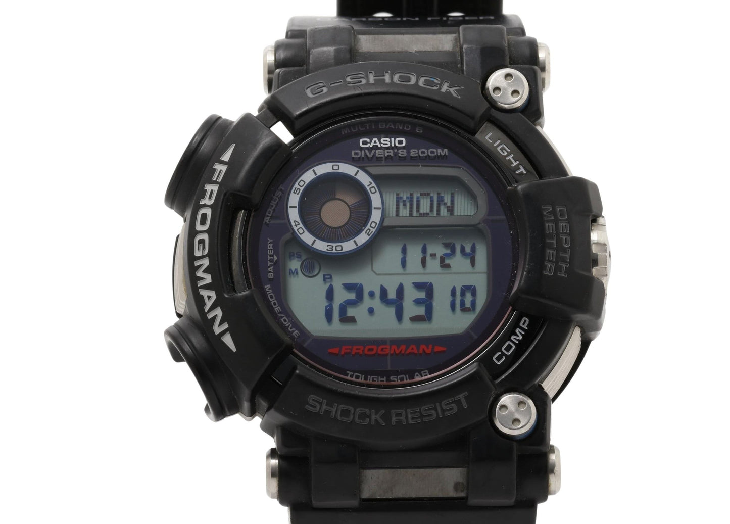 CASIO カシオ 時計 GSHOCK MASTER OF G SEA FROGMAN GWFD10001JF ブラック 樹脂／ステンレススチール メンズ デジタル