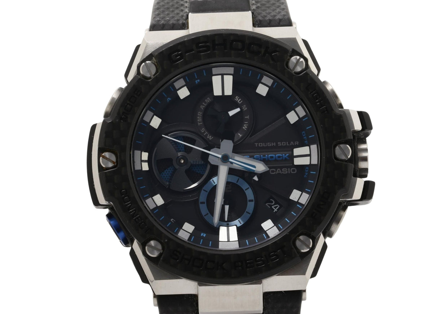 CASIO カシオ 時計 GSHOCK GSTEEL GSTB100 Series GSTB100XA1AJF ブラック カーボンベゼル 樹脂・ステンレススチール／カーボン メンズ アナログ